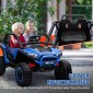 Παιδικό αυτοκίνητο ηλεκτρικό UTV, 5-7 km/h, 2θέσιο, τηλεχειριστήριο, μουσική, φώτα, χρόνος οδήγησης 1 ώρα, μπλε