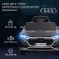 Ηλεκτρικό παιδικό αυτοκίνητο, 12V Audi Q8, 3-5 km/h, τηλεχειριστήριο, προβολείς, μουσική, μαύρο