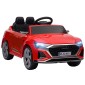 Ηλεκτρικό παιδικό αυτοκίνητο, 12V Audi Q8, 3-5 km/h, τηλεχειριστήριο, προβολείς, μουσική, κόκκινο