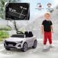 Ηλεκτρικό παιδικό αυτοκίνητο, 12V Audi Q8, 3-5 km/h, τηλεχειριστήριο, προβολείς, μουσική, λευκό