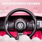 Ηλεκτρικό παιδικό όχημα, VW Beetle, 3-5 χλμ./ώρα, με τηλεχειριστήριο & μουσική, ροζ