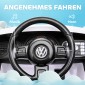 Ηλεκτρικό παιδικό όχημα, VW Beetle, 3-5 km/h, με τηλεχειριστήριο & μουσική, λευκό