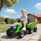 Ηλεκτρικό Παιδικό Τρακτέρ, Τρακτέρ Ride-On με Τηλεχειριστήριο, Soft Start, για Παιδιά Ηλικιών 3-8, Πράσινο
