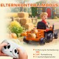 Ηλεκτρικό Παιδικό Τρακτέρ, Τρακτέρ Ride-On με Τηλεχειριστήριο, Soft Start, για Παιδιά Ηλικιών 3-8, Πορτοκαλί
