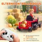 Ηλεκτρικό Παιδικό Τρακτέρ, Τρακτέρ Ride-On με Τηλεχειριστήριο, Soft Start, για Παιδιά Ηλικιών 3-8, Κόκκινο