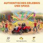 Ηλεκτρικό Παιδικό Τρακτέρ, Τρακτέρ Ride-On με Τηλεχειριστήριο, Soft Start, για Παιδιά Ηλικιών 3-8, Κόκκινο