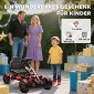 Καρτ με πετάλια, πεντάλ αυτοκίνητο για παιδιά με φρένα, αντιολισθητικές ρόδες, μεταλλικός σκελετός, 3-6 ετών, κόκκινο