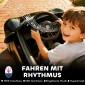 Maserati ηλεκτρικό αυτοκίνητο για παιδιά, 2θέσιο, λειτουργία μπαταρίας 12V, τηλεχειριστήριο, φώτα LED, λειτουργία μουσικής, μαύρο