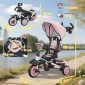 Παιδικό τρίκυκλο, 6 σε 1 Buggy για νήπια, με λαβή ώθησης, ρυθμιζόμενο κάθισμα, αναδιπλούμενο σχέδιο, δίχτυ ασφαλείας