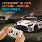 Ηλεκτρικό αυτοκίνητο Mercedes, αυτοκίνητο για παιδιά, μπαταρία 12V, φώτα LED, λειτουργία μουσικής, κόρνα, 3-8 ετών, λευκό
