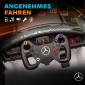 Ηλεκτρικό αυτοκίνητο Mercedes, αυτοκίνητο για παιδιά, μπαταρία 12V, φώτα LED, λειτουργία μουσικής, κόρνα, 3-8 ετών, λευκό