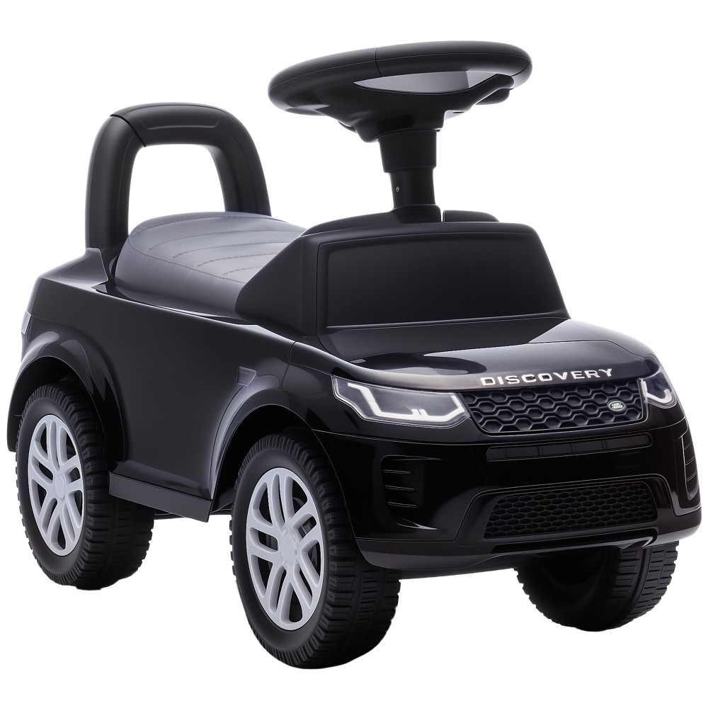 LAND ROVER DISCOVERY επιβατικό αυτοκίνητο, επιβατικό όχημα με κόρνα, θόρυβος κινητήρα, αποθηκευτικός χώρος κάτω από το κάθισμα, 18-36 μηνών, μαύρο