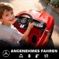 Παιδικό ηλεκτρικό αυτοκίνητο, σχέδιο Mercedes, μοτέρ 12V, τηλεχειριστήριο, φώτα LED, μουσική, για παιδιά 3-6 ετών, κόκκινο