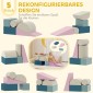 Σετ 5 τεμαχίων Foam Blocks για μωρά και νήπια Κτίριο Play Climbing Indoor Set Foam Colorful