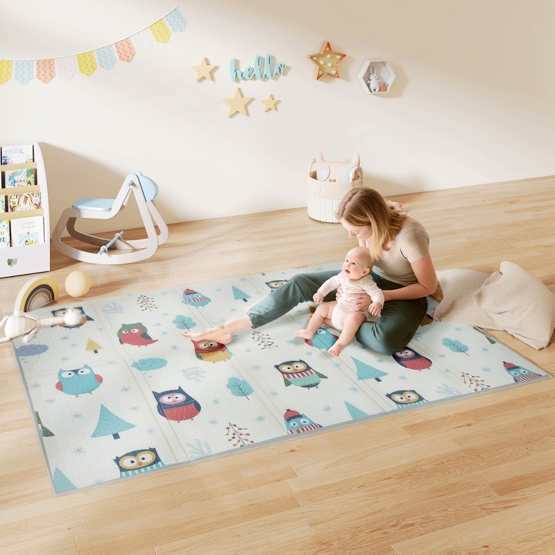 Baby Play Mat Animal Pattern Αφρός πάχους 1,5 cm Αντιολισθητική επένδυση