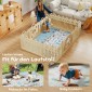 Baby Play Mat Animal Pattern Αφρός πάχους 1,5 cm Αντιολισθητική επένδυση