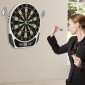 Ηλεκτρονική σανίδα βελών Dartboard με φωνητικά μηνύματα Οθόνες LED 6 βελάκια 24 κεφαλές βελών 18 παιχνίδια 159 παραλλαγές Μηχάνημα βελών Σετ βελάκια για έως και 8 παίκτες