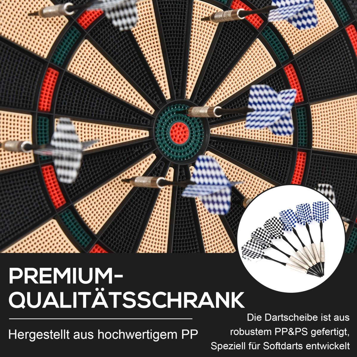 Ηλεκτρονική σανίδα βελών Dartboard με φωνητικά μηνύματα Οθόνες LED 6 βελάκια 24 κεφαλές βελών 18 παιχνίδια 159 παραλλαγές Μηχάνημα βελών Σετ βελάκια για έως και 8 παίκτες