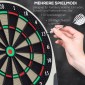 Ηλεκτρονική σανίδα βελών Dartboard με φωνητικά μηνύματα Οθόνες LED 6 βελάκια 24 κεφαλές βελών 18 παιχνίδια 159 παραλλαγές Μηχάνημα βελών Σετ βελάκια για έως και 8 παίκτες