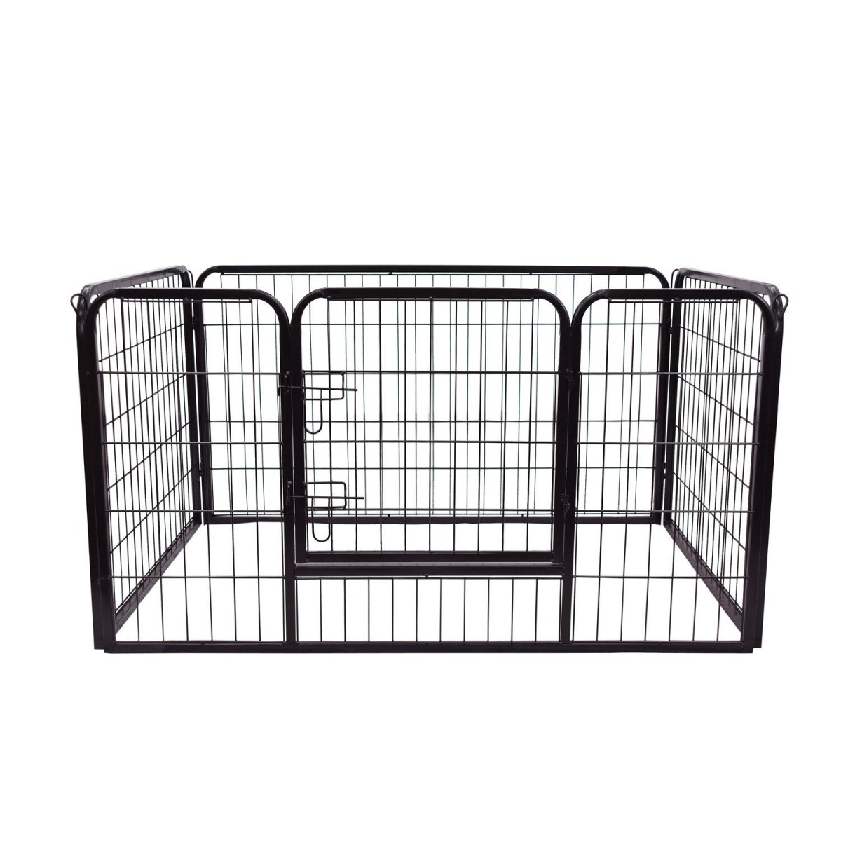 Πτυσσόμενο Puppy Run 1 Door 129cm x 84cm x 70cm Μαύρο