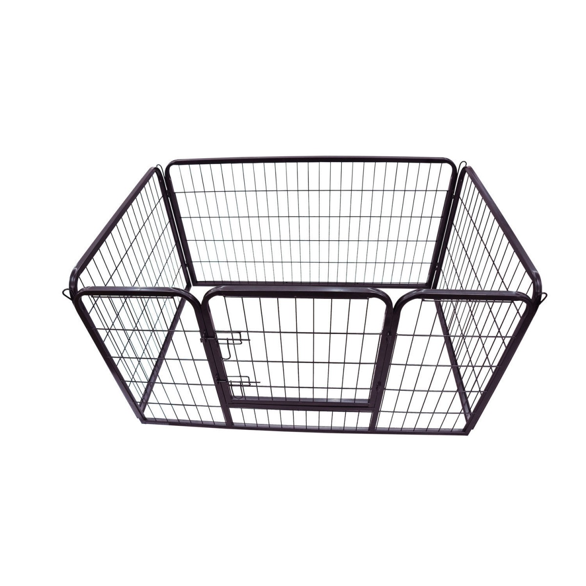 Πτυσσόμενο Puppy Run 1 Door 129cm x 84cm x 70cm Μαύρο