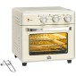 Μίνι φούρνος 5 σε 1, χωρητικότητα 20 λίτρων, 1400 W, 1 σχάρα ψησίματος, 1 ταψί, 60 λεπτά. μετρών την ώραν