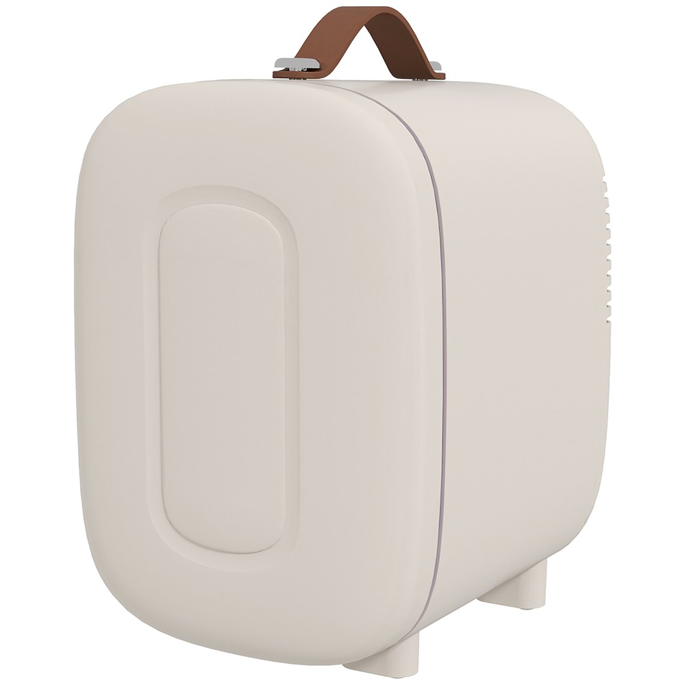 Mini Fridge Beauty Fridge, χωρητικότητας 4 L, 20,3 x 26,3 x 28 cm, κρεμ λευκό