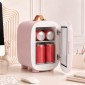 Mini Fridge Fridge Beauty Fridge, 4 L χωρητικότητας, 20,3 x 26,3 x 28 cm, Ροζ