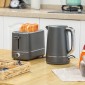 Σετ βραστήρα και τοστιέρα 1,7 L με 6 επίπεδα ροδίσματος, γκρι