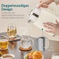Βραστήρας 2200W, 1,7L με λειτουργία γρήγορου βρασμού, φίλτρο αφαλάτωσης και τοστιέρα 4 τμημάτων με 7 επίπεδα μαυρίσματος, κρέμα