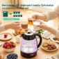 Βραστήρας 1,7L 2200W Quick Boil και Σετ τοστιέρα 4 Φετών με φίλτρο αλάτων, μαύρο