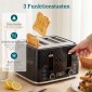 Βραστήρας 1,7L 2200W Quick Boil και Σετ τοστιέρα 4 Φετών με φίλτρο αλάτων, μαύρο