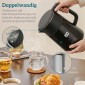 Ηλεκτρικός βραστήρας, 1,7L, γρήγορος βρασμός, 2200W, με οθόνη LED, λειτουργία διατήρησης θερμότητας, προστασία από ξηρό βρασμό, χωρίς PTFE
