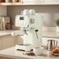 Μηχανή Portafilter Μηχανή espresso 20 bar με αφρόγαλα και αφαιρούμενο δοχείο νερού 1,2L για εσπρέσο