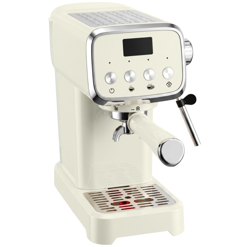 Μηχανή Portafilter Μηχανή espresso 20 bar με αφρόγαλα και αφαιρούμενο δοχείο νερού 1,2L για εσπρέσο
