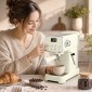 Μηχανή Portafilter Μηχανή espresso 20 bar με αφρόγαλα και αφαιρούμενο δοχείο νερού 1,2L για εσπρέσο
