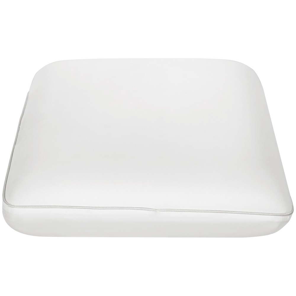 Μαξιλάρι Memory Foam, μαξιλάρι στήριξης λαιμού με αφαιρούμενο κάλυμμα, εργονομικό 60 x 40 cm, κρεμ λευκό