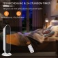 Ανεμιστήρας Χρονοδιακόπτης 24 ωρών 2000W 2 τρόπων ταλάντωσης μεταλλικό λευκό + μαύρο