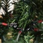 Τεχνητό χριστουγεννιάτικο δέντρο 150 cm τεχνητό έλατο με 444 μύτες, 3 διαφορετικά σχήματα φύλλων, χριστουγεννιάτικο δέντρο επιβραδυντικό φλόγας με μεταλλική βάση για εσωτερική χρήση