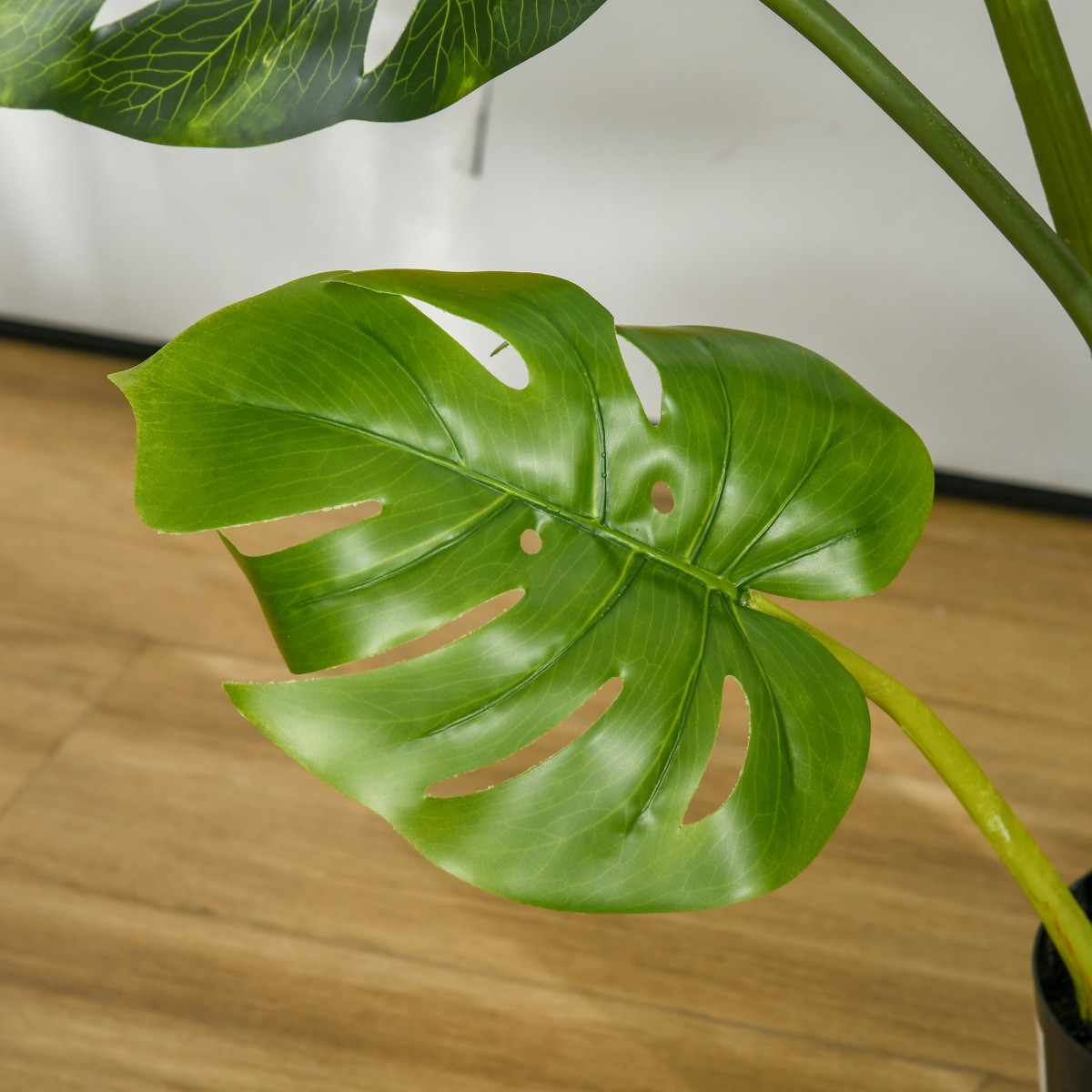 Τεχνητά φυτά 110 cm τεχνητά monstera τεχνητά φυτά σε γλάστρα τεχνητό δέντρο φυτό εσωτερικού χώρου διακοσμητικό φυτό φυτό γραφείου πλαστική γλάστρα για εσωτερική και εξωτερική χρήση