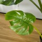 Τεχνητά φυτά 110 cm τεχνητά monstera τεχνητά φυτά σε γλάστρα τεχνητό δέντρο φυτό εσωτερικού χώρου διακοσμητικό φυτό φυτό γραφείου πλαστική γλάστρα για εσωτερική και εξωτερική χρήση