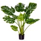 Τεχνητά φυτά 110 cm τεχνητά monstera τεχνητά φυτά σε γλάστρα τεχνητό δέντρο φυτό εσωτερικού χώρου διακοσμητικό φυτό φυτό γραφείου πλαστική γλάστρα για εσωτερική και εξωτερική χρήση