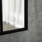 Καθρέφτης τοίχου, σχέδιο παραθύρου, καθρέφτης διαδρόμου, μεταλλικός σκελετός, 70x50 cm, μαύρος
