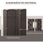 Διαιρέτης δωματίου 6 τεμαχίων, Πτυσσόμενη οθόνη απορρήτου, οθόνη απορρήτου για σαλόνι, υπνοδωμάτιο, γραφείο στο σπίτι, καφέ