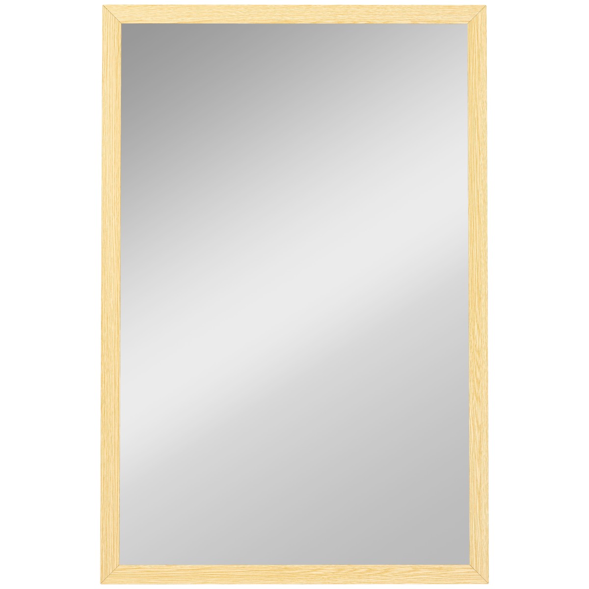 Καθρέφτης τοίχου, 40 x 60 cm, διακοσμητικός κρεμαστός καθρέφτης, εύκολος στη συναρμολόγηση, περιλαμβάνονται βίδες