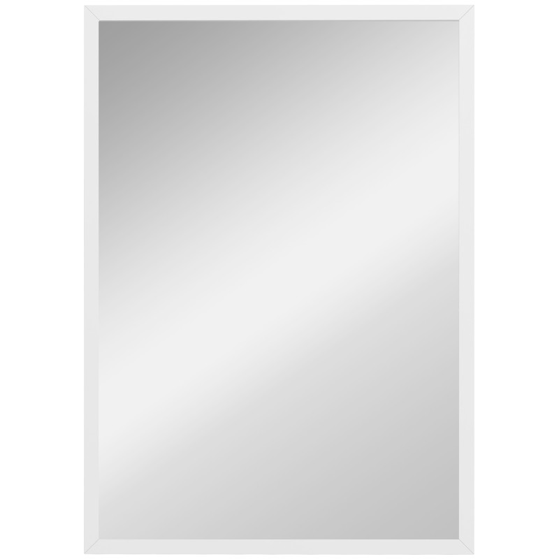 Καθρέφτης τοίχου, 50 x 70 cm, πλαίσιο με όψη ξύλου, συναρμολογείται εύκολα, περιλαμβάνονται βίδες