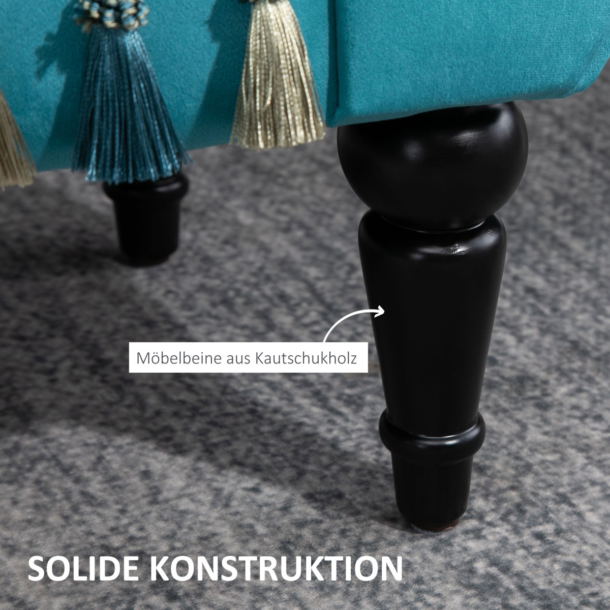 Πάγκος επενδυμένος πάγκος με βελούδινο κάλυμμα, υποβραχιόνιο πάγκος κρεβατιού με ξύλινο σκελετό, πάγκος παπουτσιών για υπνοδωμάτιο, σαλόνι, διάδρομος 117 x 40 x 58 cm μπλε