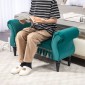 Επενδυμένος πάγκος, πάγκος, vintage σχέδιο, έως 150 kg, 117x40x58 cm, πράσινο