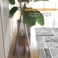 Ολόσωμος καθρέφτης 37 x 157 cm Κρεμαστός ή όρθιος ορθογώνιος καθρέφτης για υπνοδωμάτιο σαλονιού Γκρι