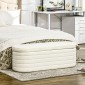 Παγκάκι κρεβατιού, αποθηκευτικός χώρος, teddy fleece, 116x41x40,5cm, κρεμ λευκό